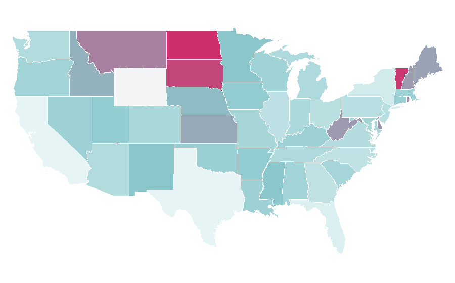 Affinity by region — Figure skating competition, United States