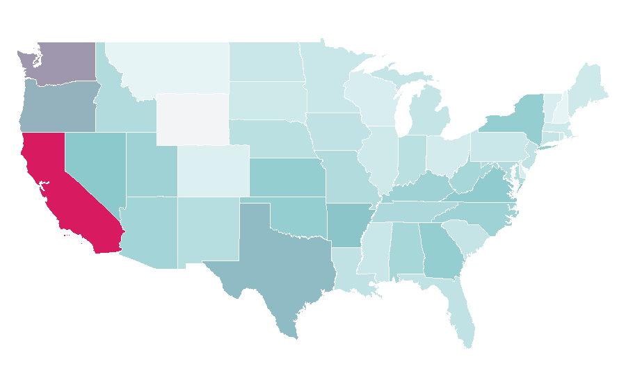 Affinity by region — Figurines, United States