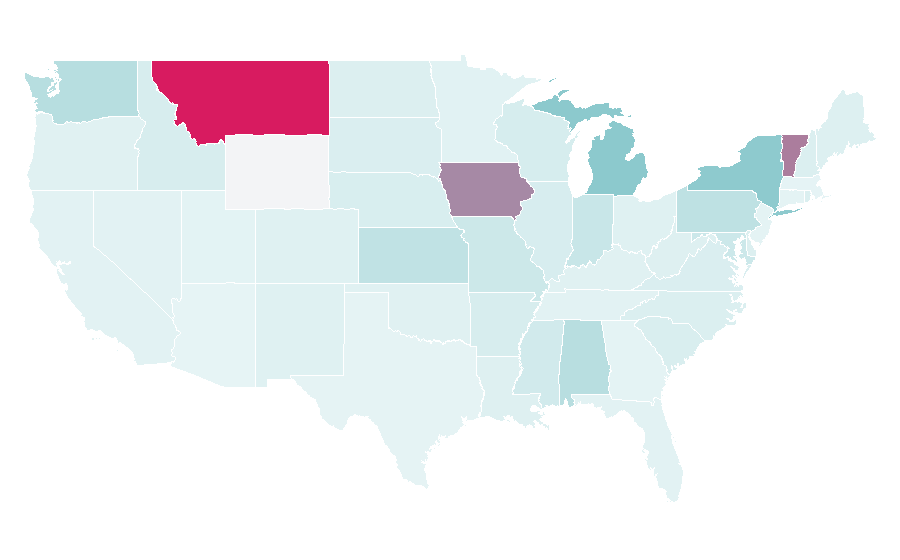 Affinity by region — Filling station, United States