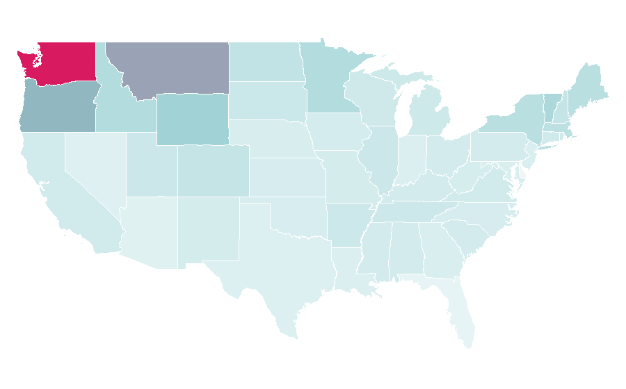 Affinity by region — Filson (company), United States