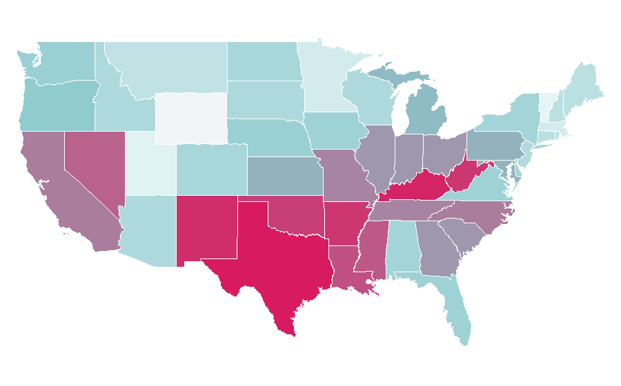 Affinity by region — Final Destination 5, United States