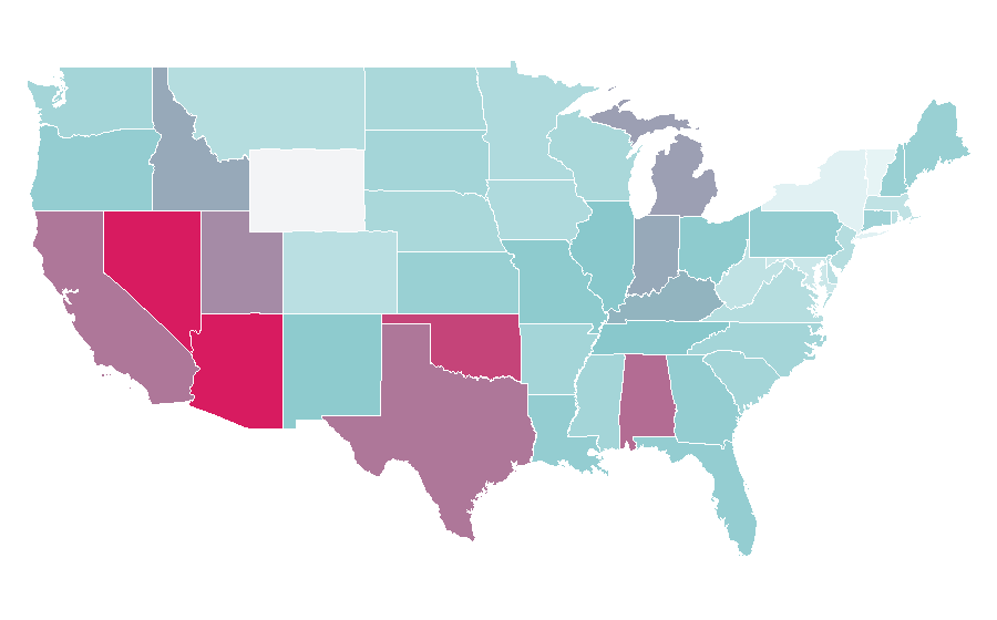Affinity by region — Finding Nemo, United States