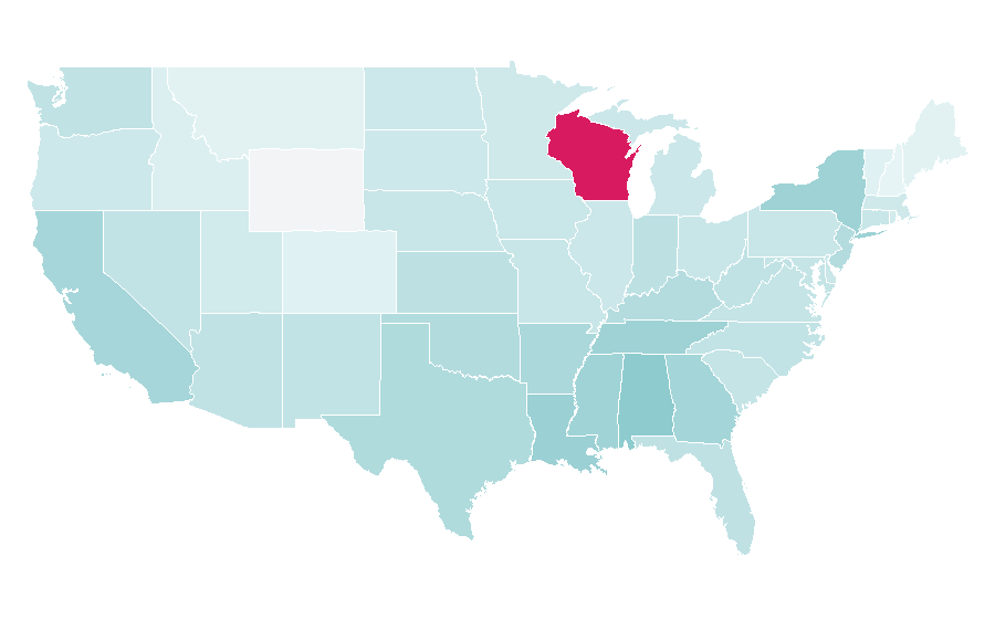 Affinity by region — Finger, United States