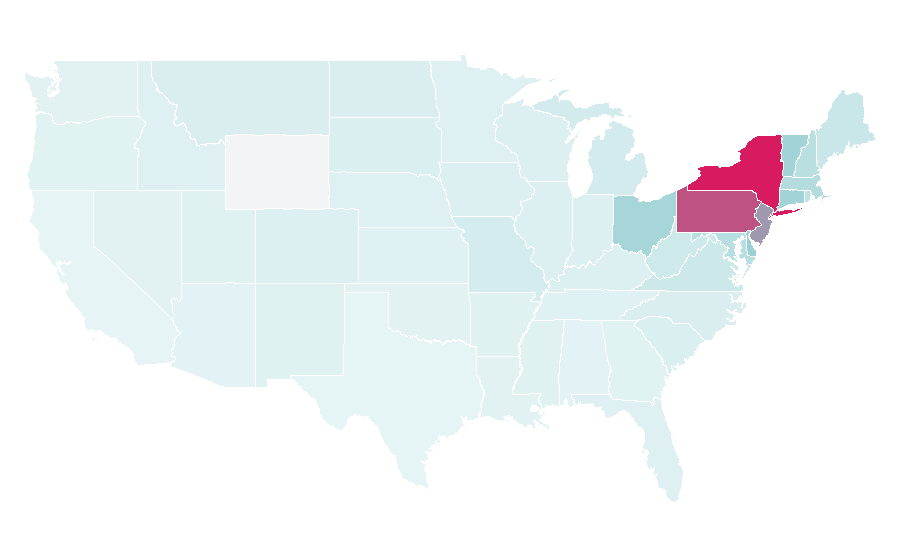 Affinity by region — Finger Lakes, United States
