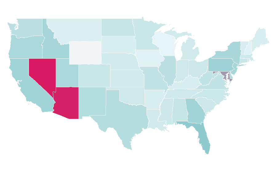 Affinity by region — Fingerprint, United States