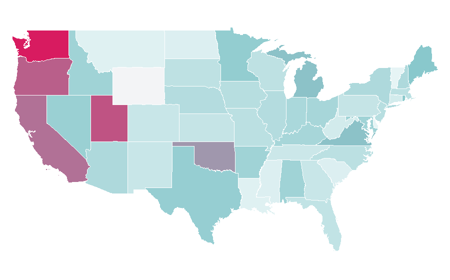 Affinity by region — Fire Emblem, United States