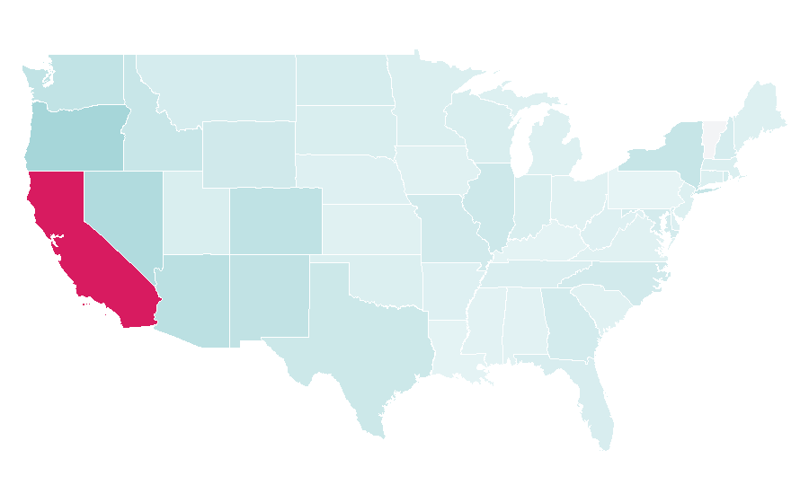 Affinity by region — Fire protection, United States