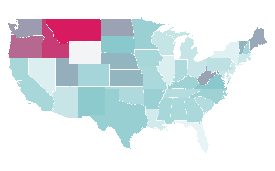 Affinity by region — First aid kit, United States