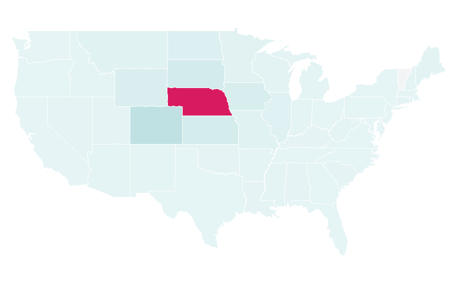 Affinity by region — First National Bank of Omaha, United States