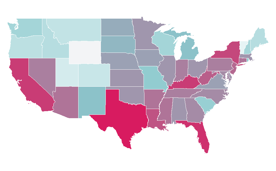 Affinity by region — Fish oil, United States