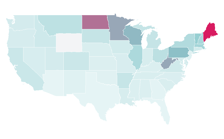 Affinity by region — FISHER, United States