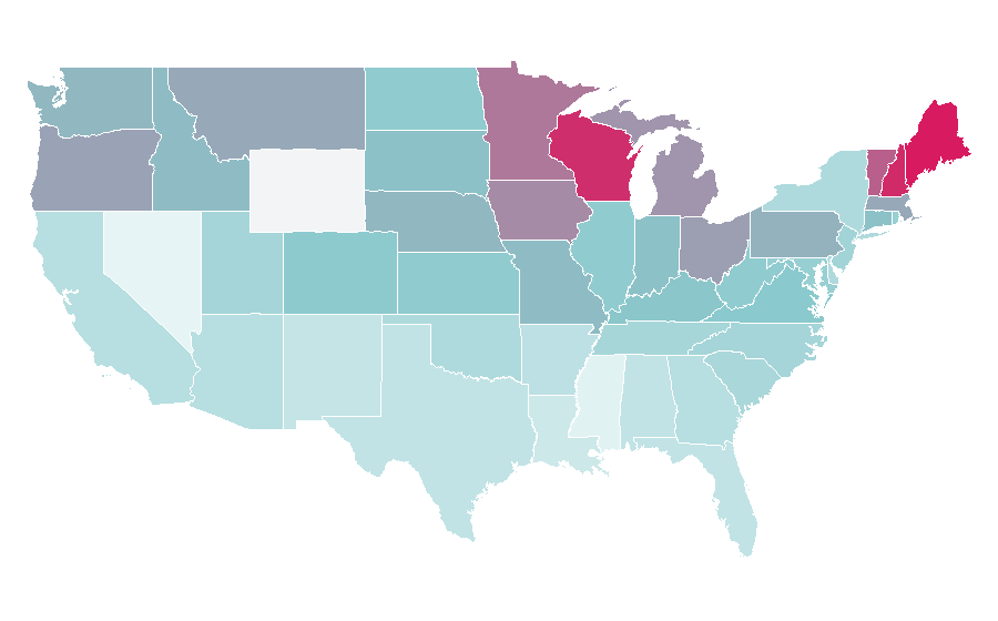 Affinity by region — Fitbit, United States