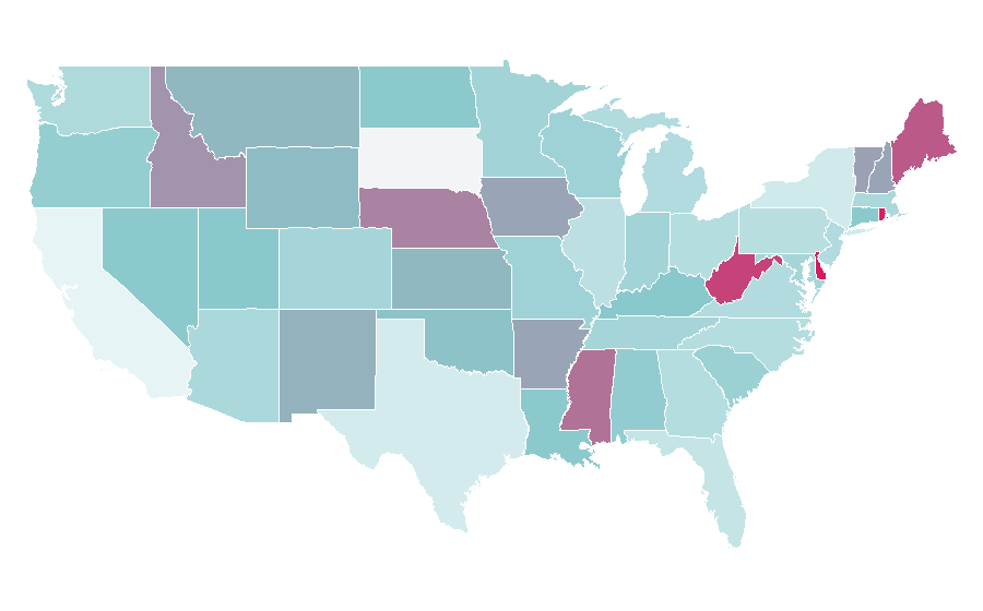 Affinity by region — Fitted carpet, United States