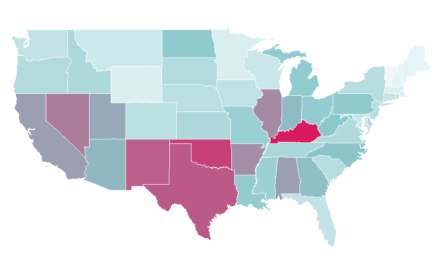 Affinity by region — Five Nights at Freddy's, United States