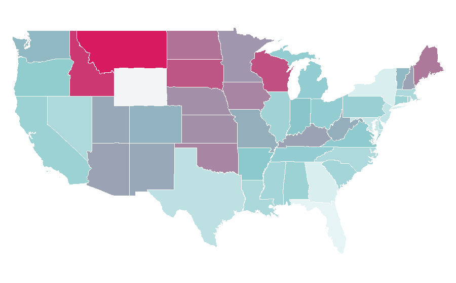 Affinity by region — Flags of Our Fathers (film), United States