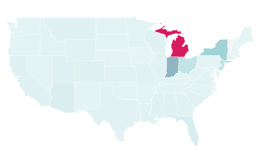 Affinity by region — Flagstar Bank, United States