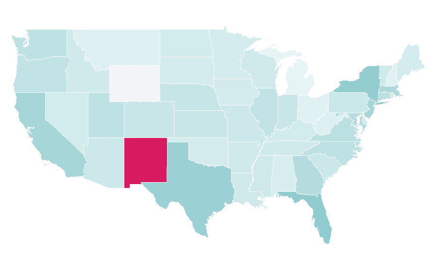 Affinity by region — Flamenco, United States