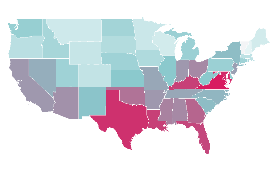 Affinity by region — Flash (photography), United States