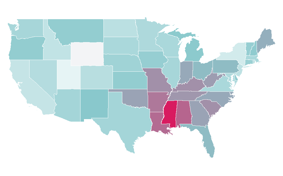 Affinity by region — Flashlight, United States