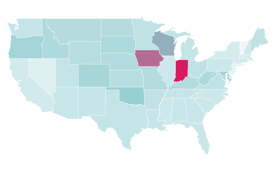 Affinity by region — Flashpoint (comics), United States