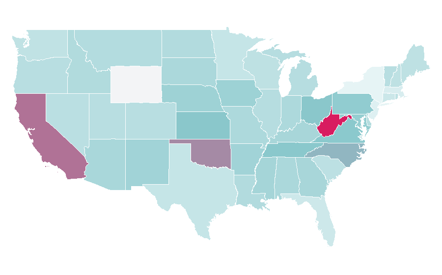 Affinity by region — Flexible-fuel vehicle, United States