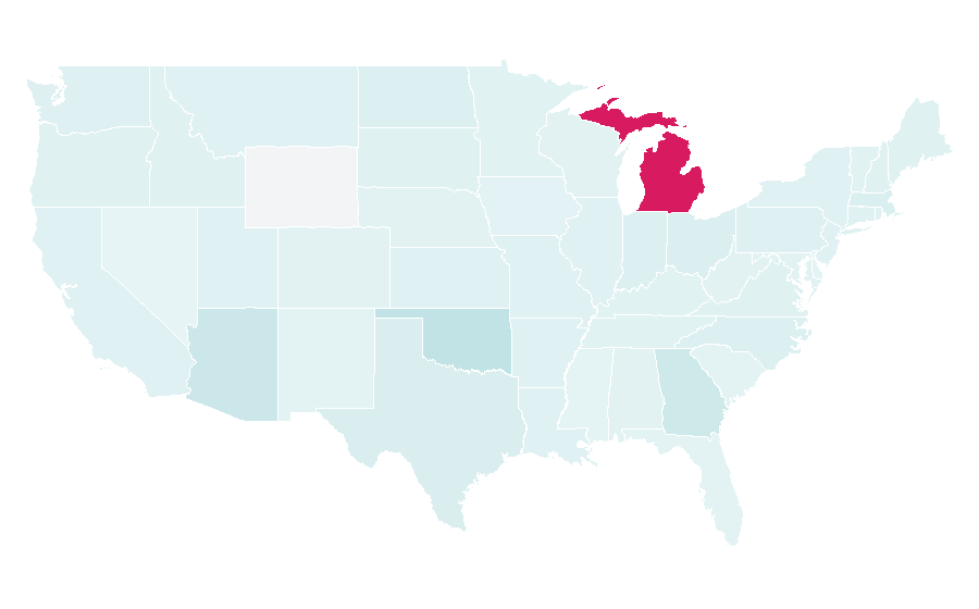 Affinity by region — Flint, United States
