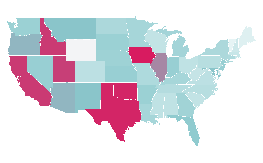 Affinity by region — Flipping, United States