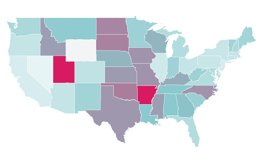 Affinity by region — Floor plan, United States