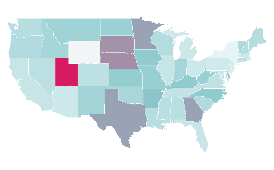 Affinity by region — Floriculture, United States