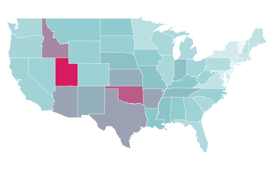 Affinity by region — Flushed Away, United States