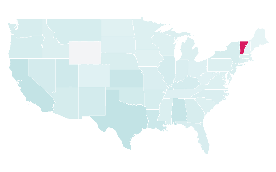 Affinity by region — Foam, United States