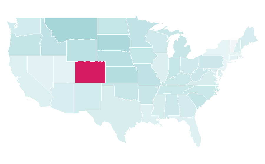 Affinity by region — Focus on the Family, United States