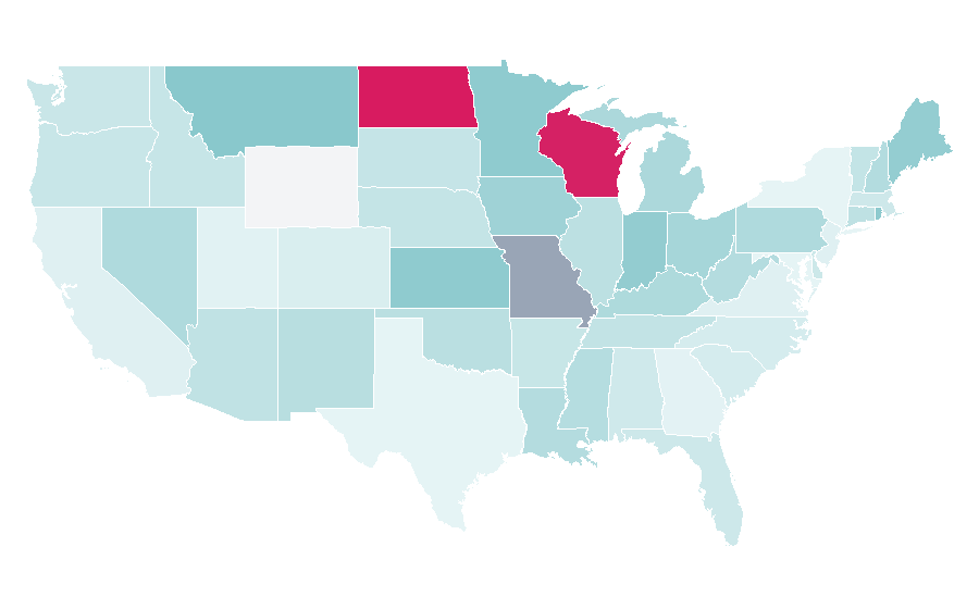 Affinity by region — Foghat, United States