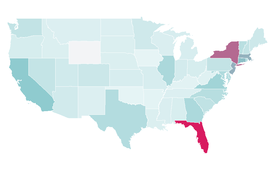 Affinity by region — Fonseca (singer), United States