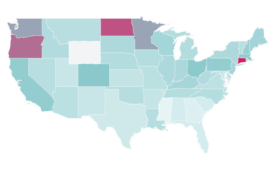 Affinity by region — Foo Fighters, United States