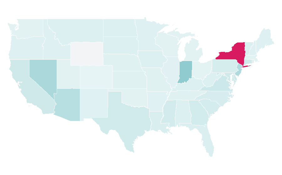 Affinity by region — Food festival, United States