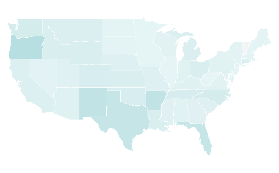 Affinité par région — Food truck, États-Unis