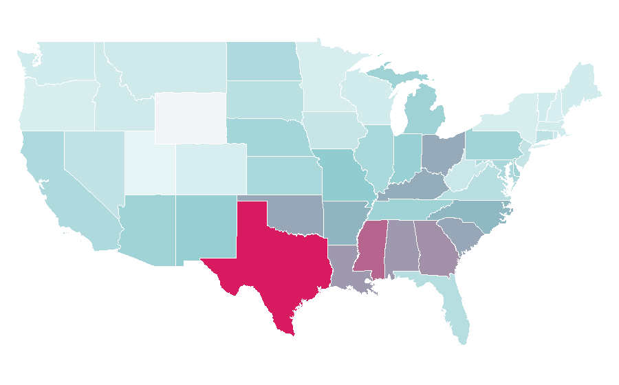 Affinity by region — Force (Star Wars), United States