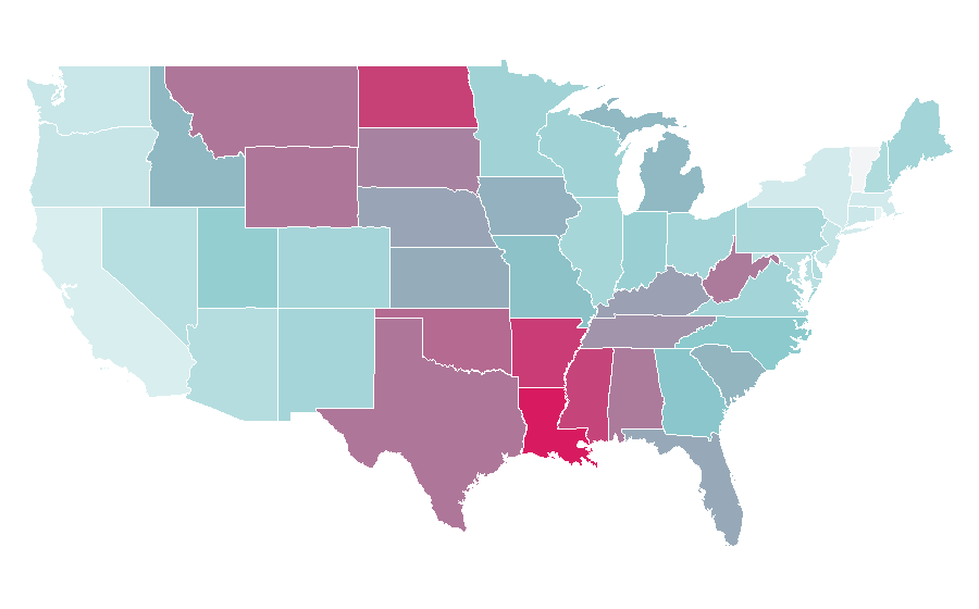Affinity by region — Ford Expedition, United States