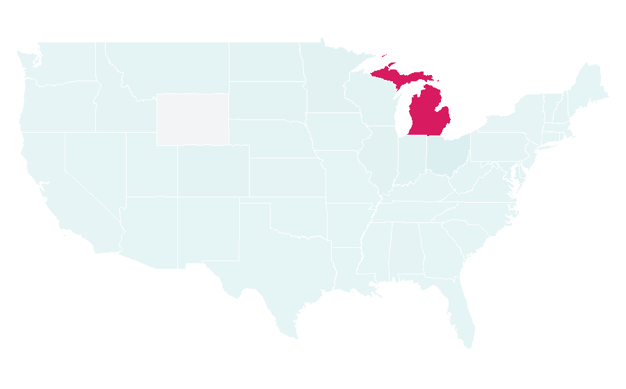 Affinity by region — Ford Field, United States