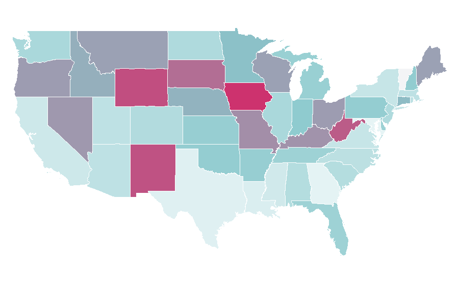 Affinity by region — Foreigner, United States
