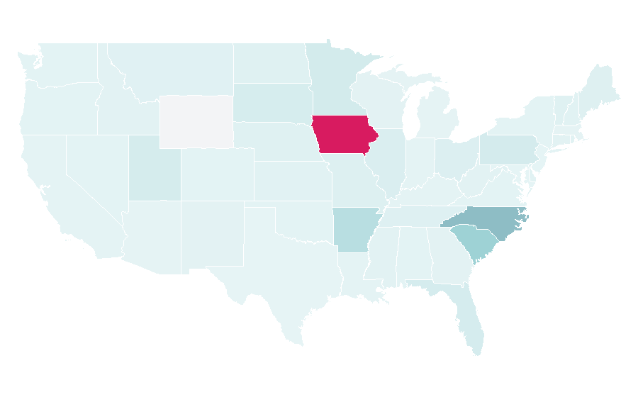 Affinity by region — Forest City, United States