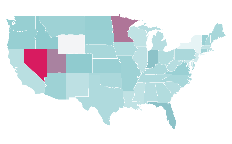 Affinity by region — Formula One car, United States