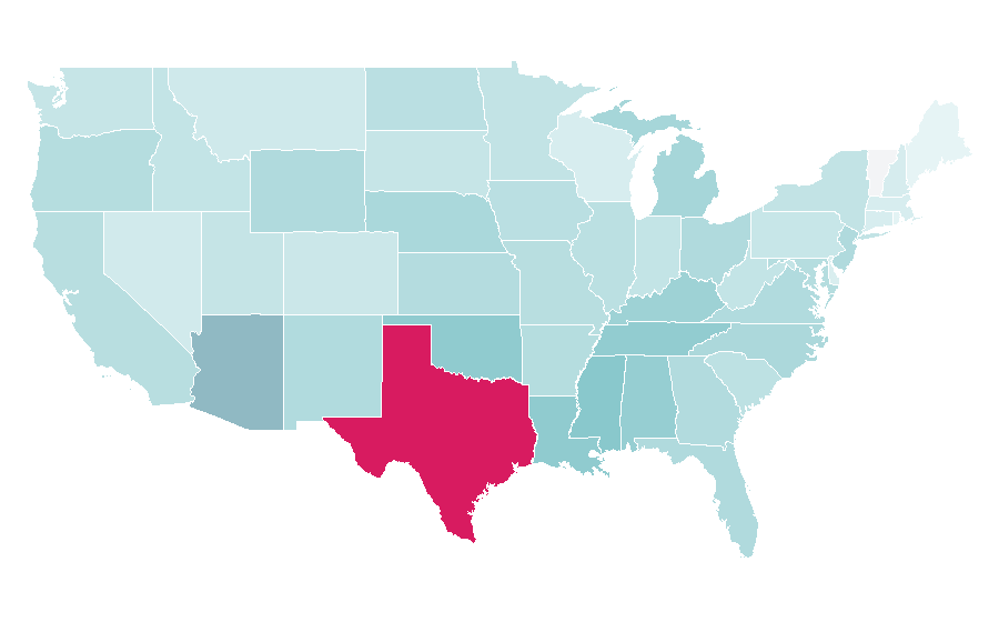 Affinity by region — Fossil, United States