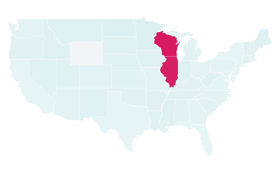 Affinity by region — Fox Lake, United States