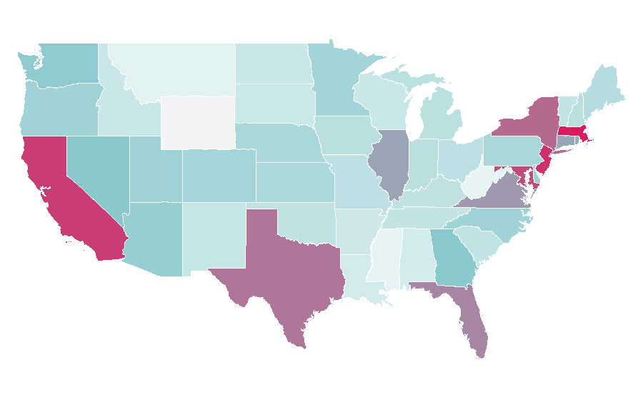 Affinity by region — France national football team, United States