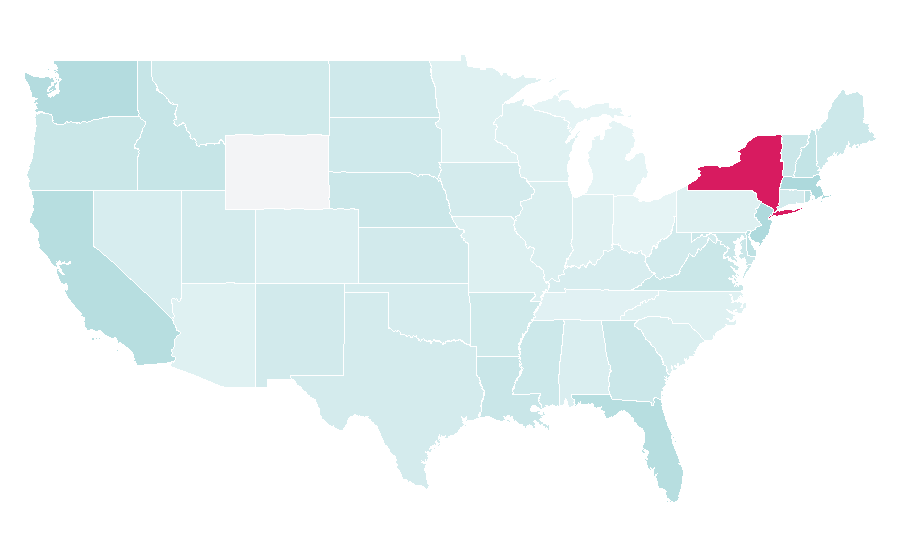 Affinity by region — France Télévisions, United States