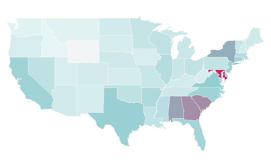 Affinity by region — Frances Tiafoe, United States