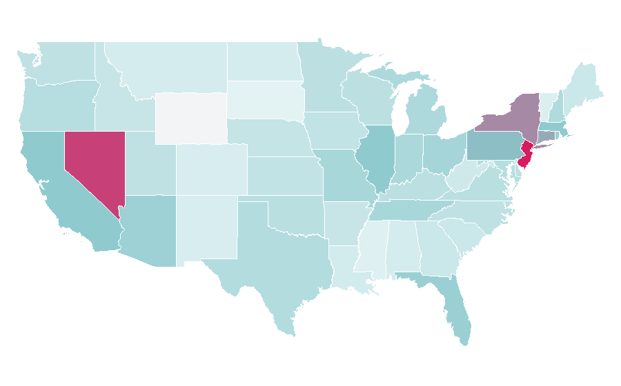 Affinity by region — Frank Sinatra, United States