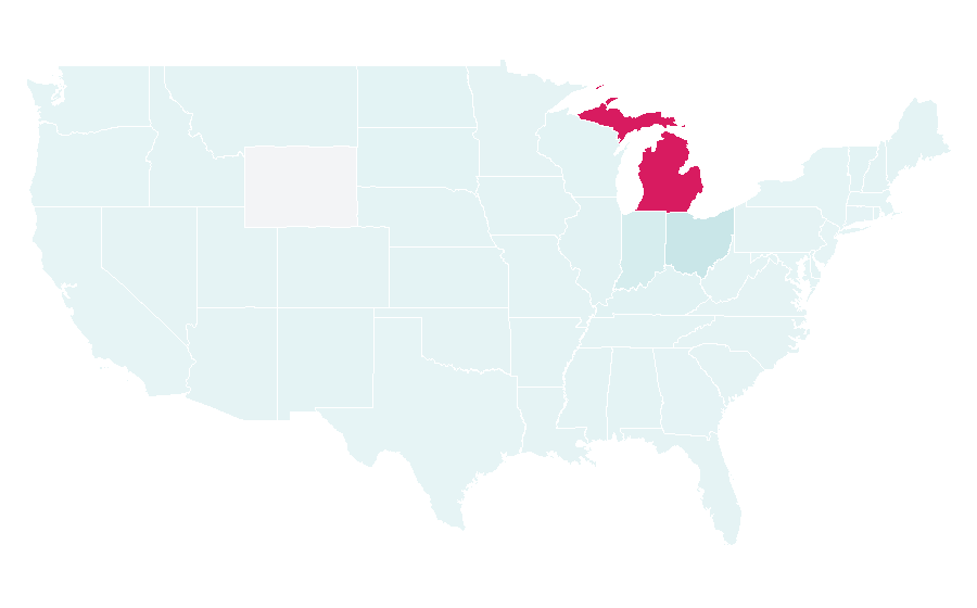 Affinity by region — Frankenmuth Brewery, United States